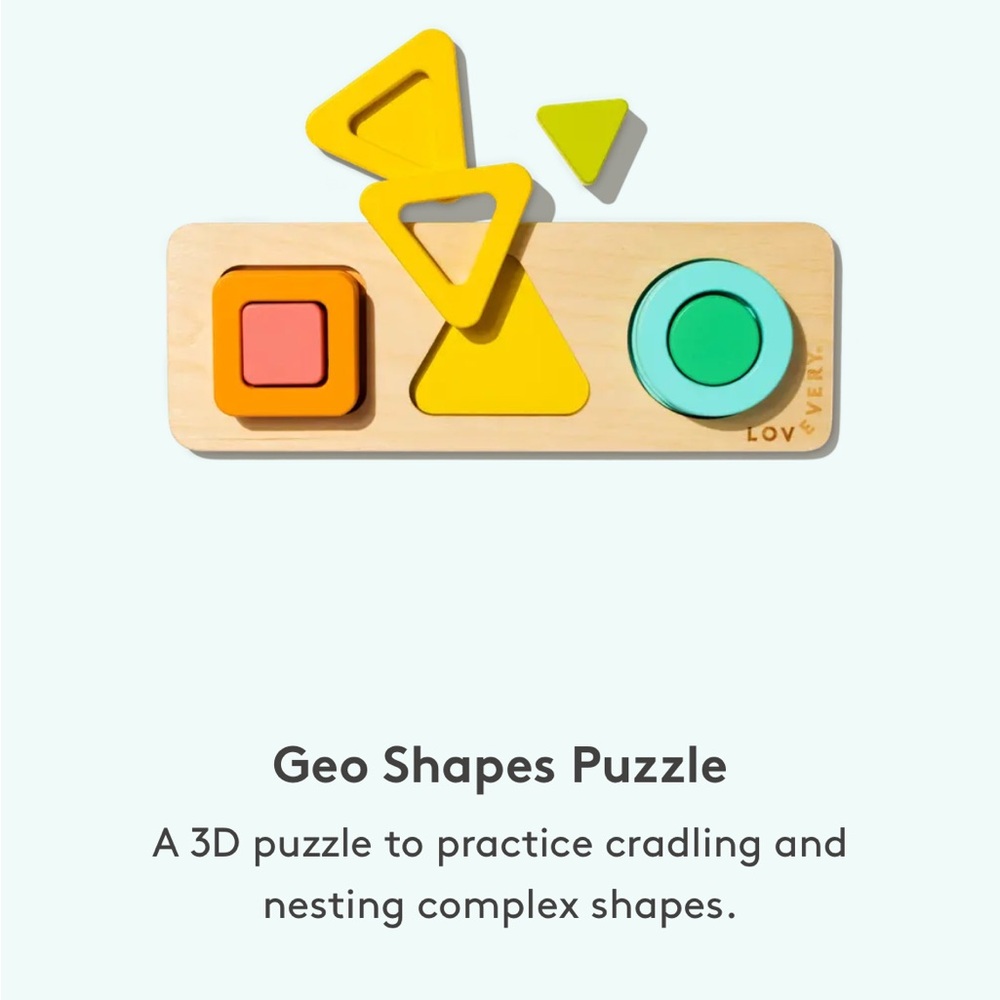 Lovevery Geo Shapes Puzzle